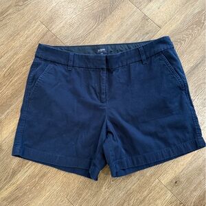 J. Crew Factory Chino Shorts - Navy Blue